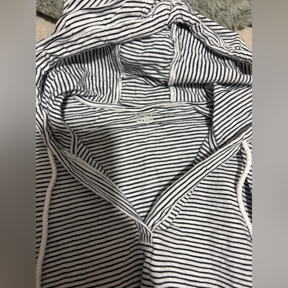 Lands End Black + White Pullover - image 2